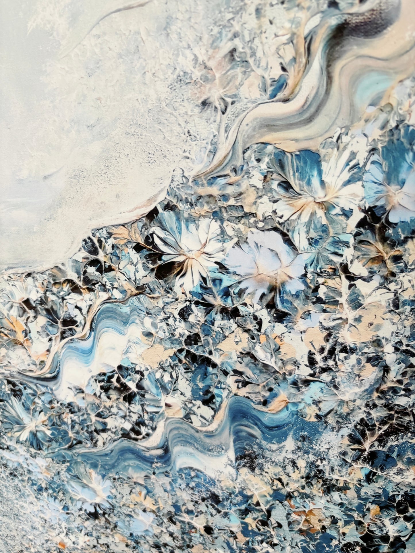 Blue swans Print