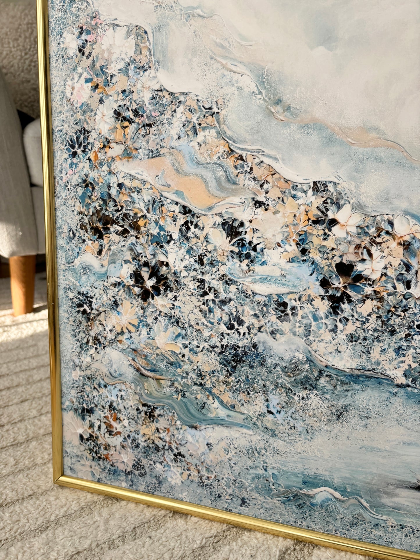 Blue swans Print
