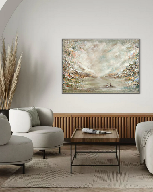 Green Fox Forest Print