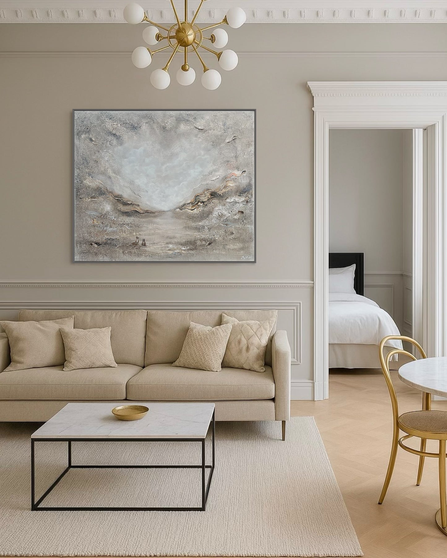 Fox and bear - Original Painting