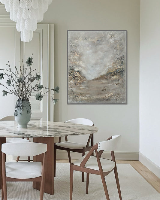 Beige fox dreamland - Original Painting