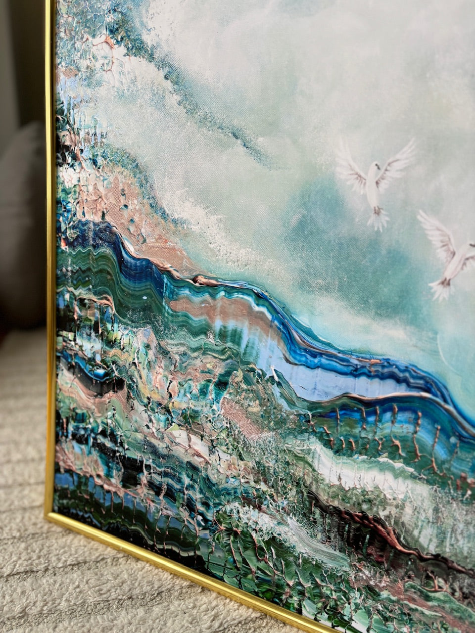 Flying doves Print