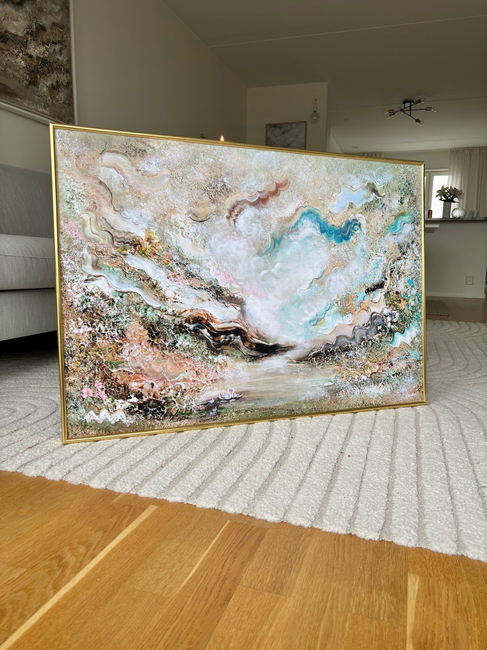 Family of swans dreamland Print