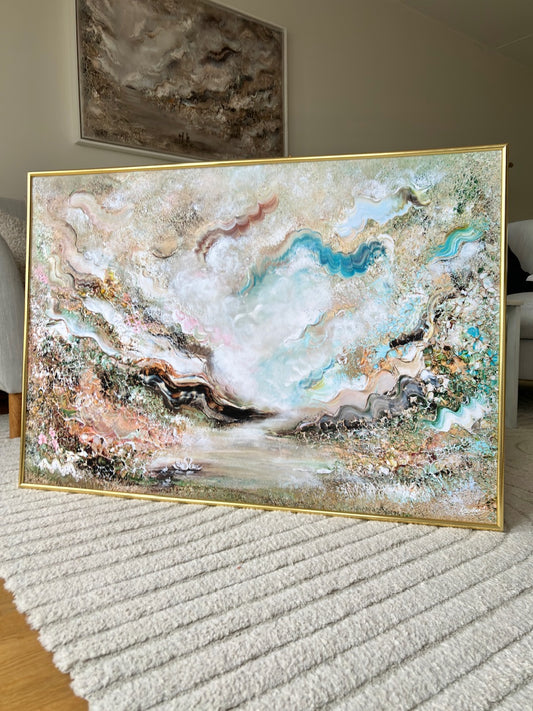 Family of swans dreamland Print