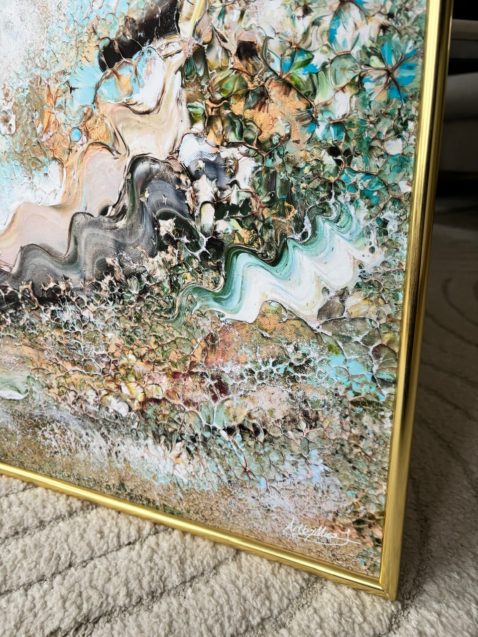 Family of swans dreamland Print