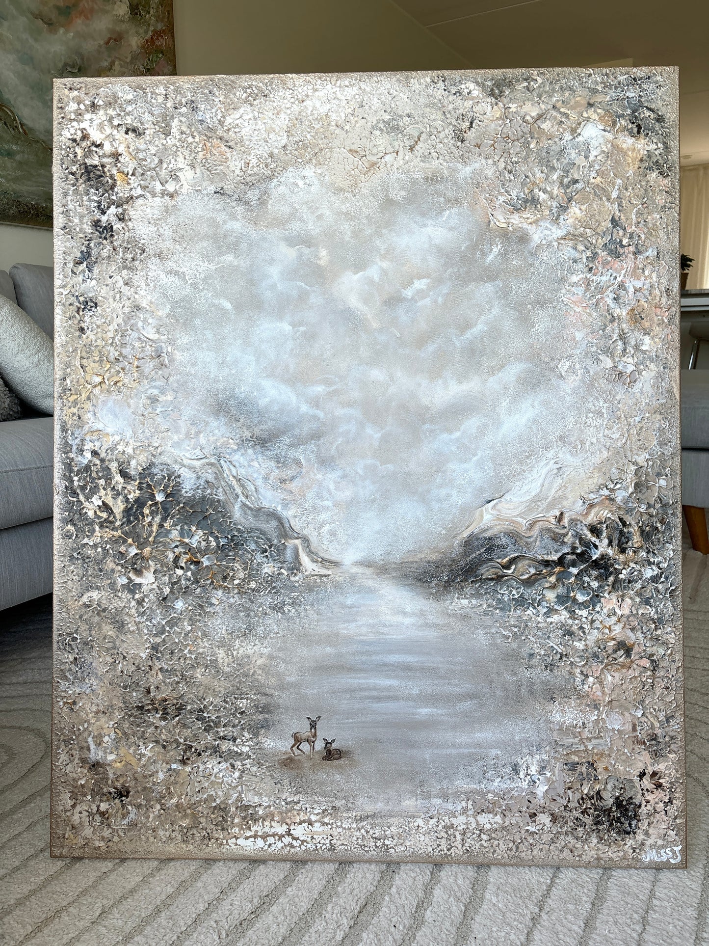 Deer Heaven Original Painting