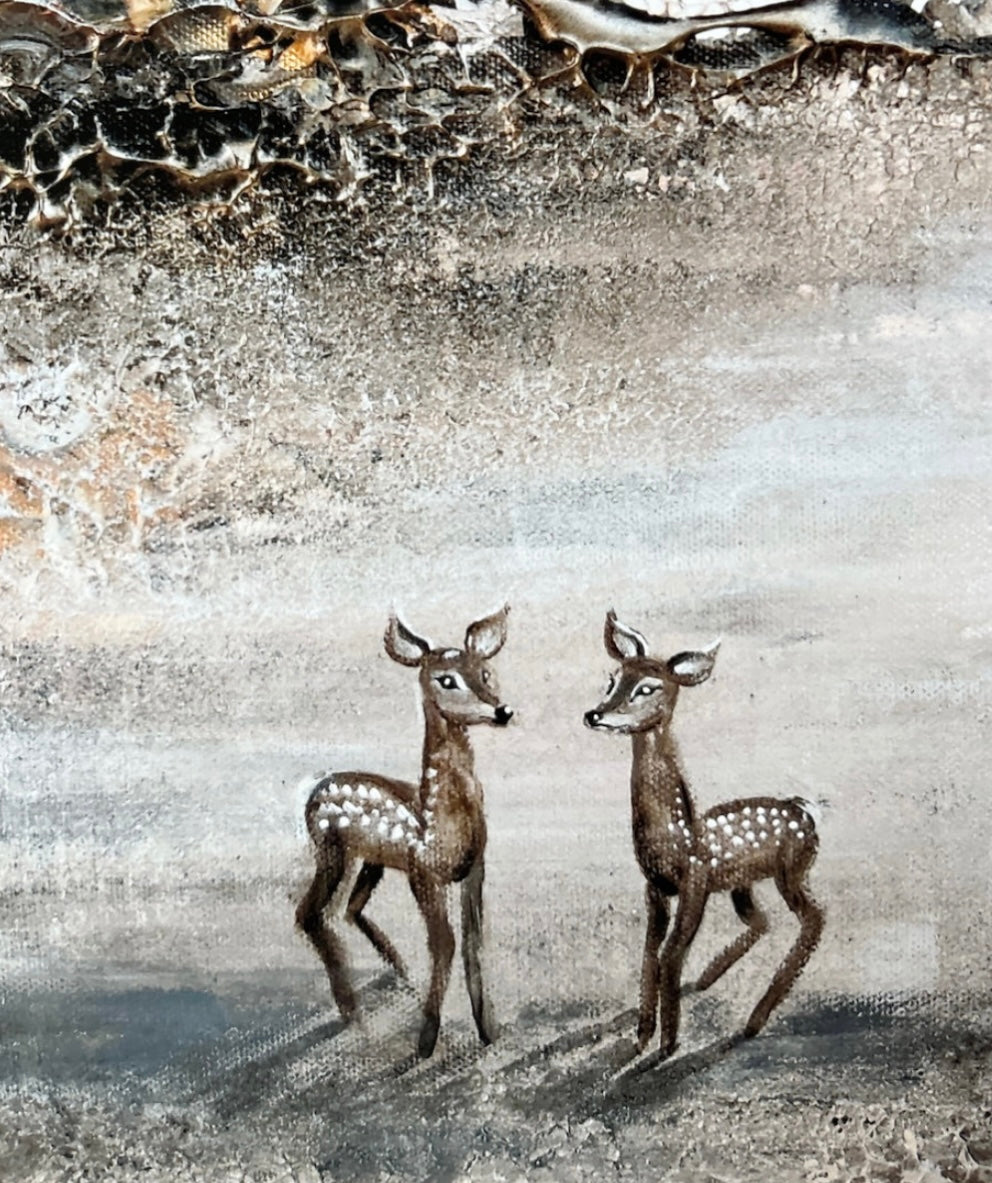 Vertical Deer dream Print
