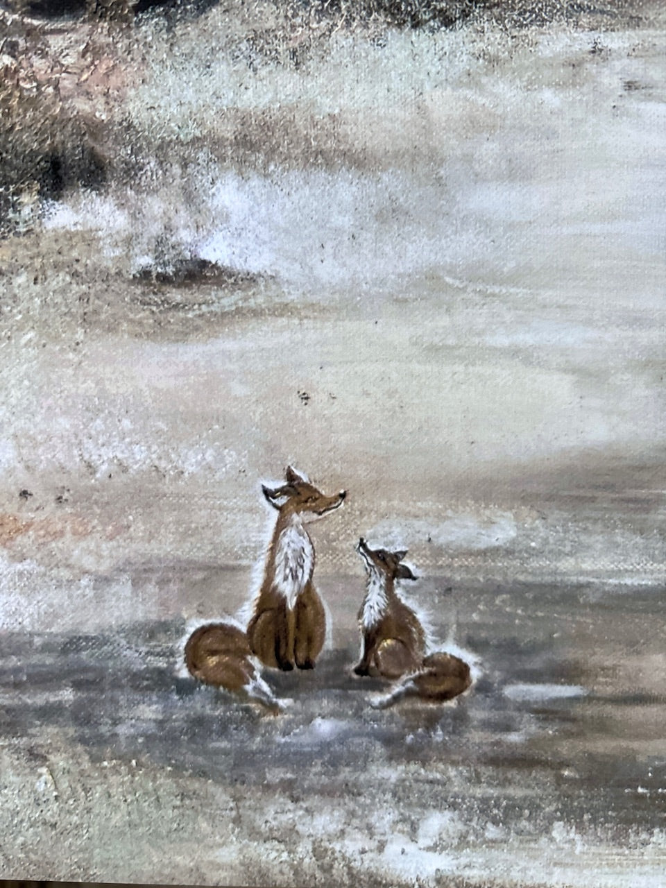 Foxy Dreams Vertical Print