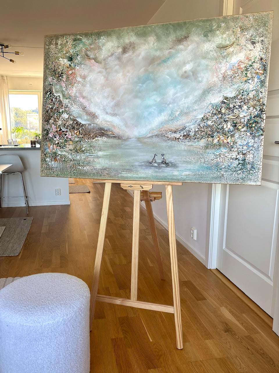 Green Fox Forest - Original Painting