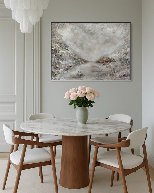 Adorable fox love Print