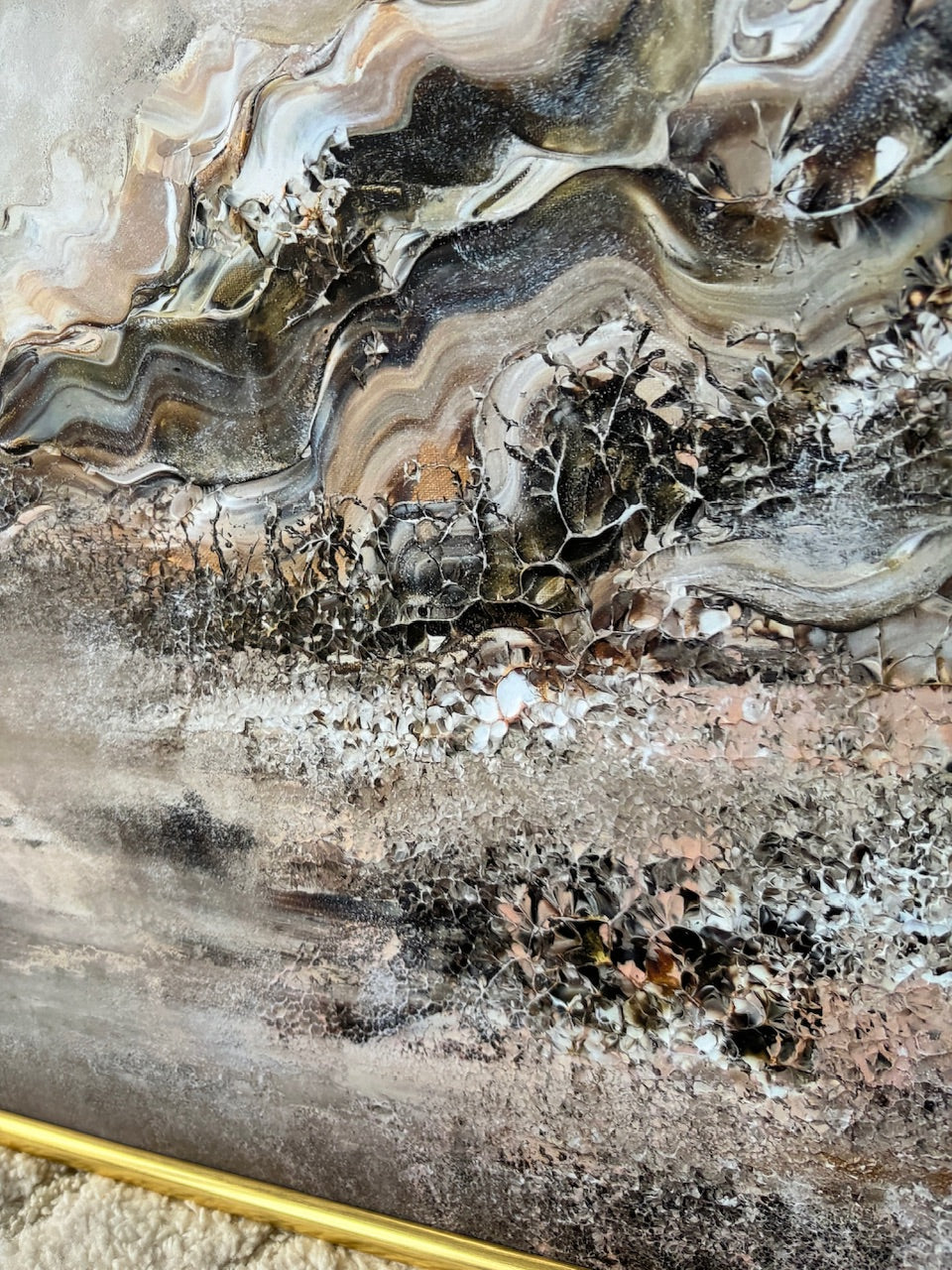 Beige fox dreamscape Print