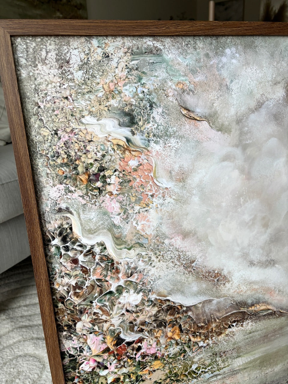 Green Fox Forest Print