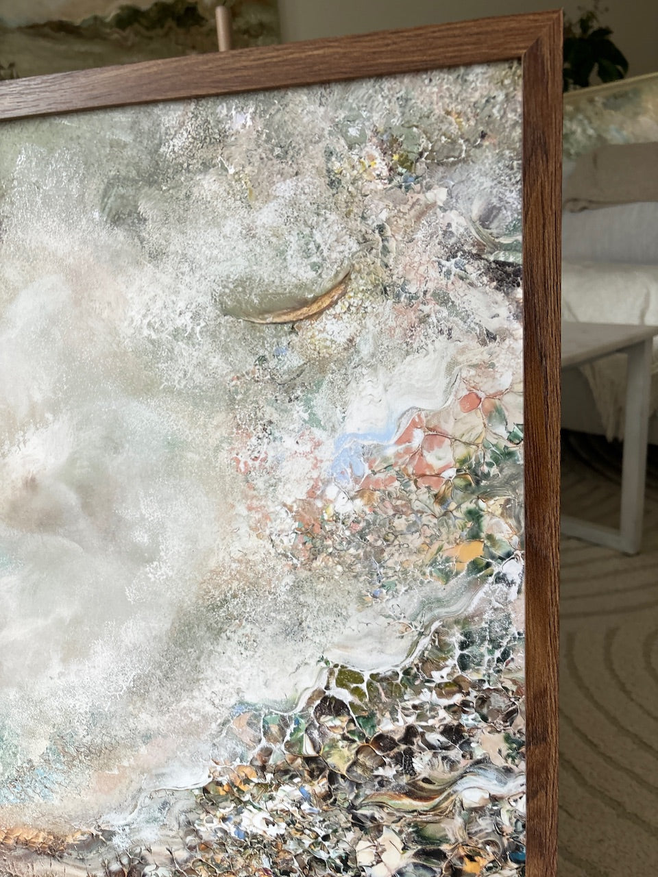 Green Fox Forest Print