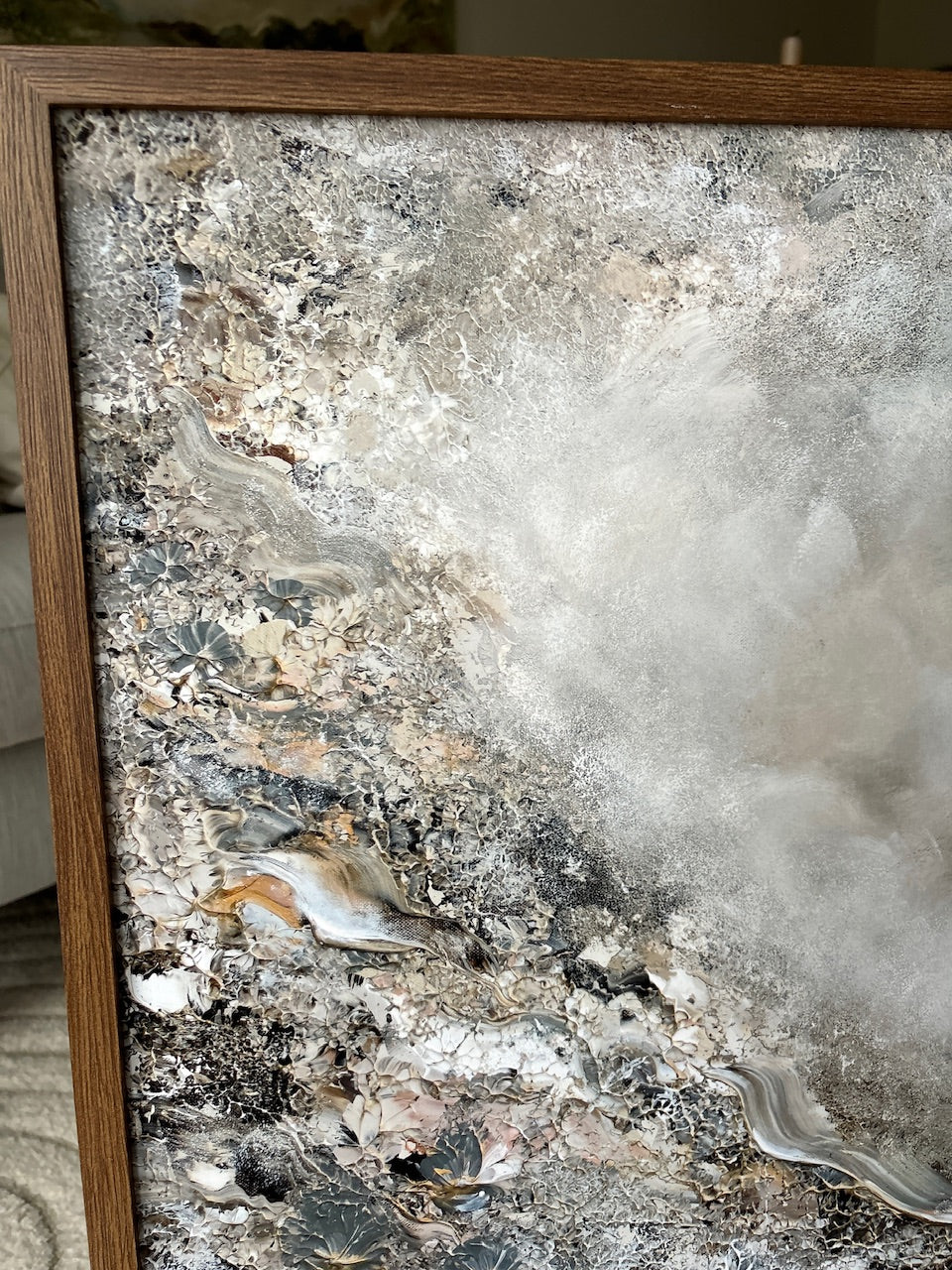 Adorable fox love Print