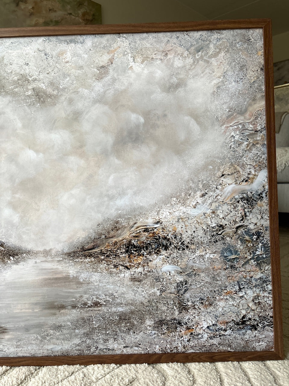 Adorable fox love Print