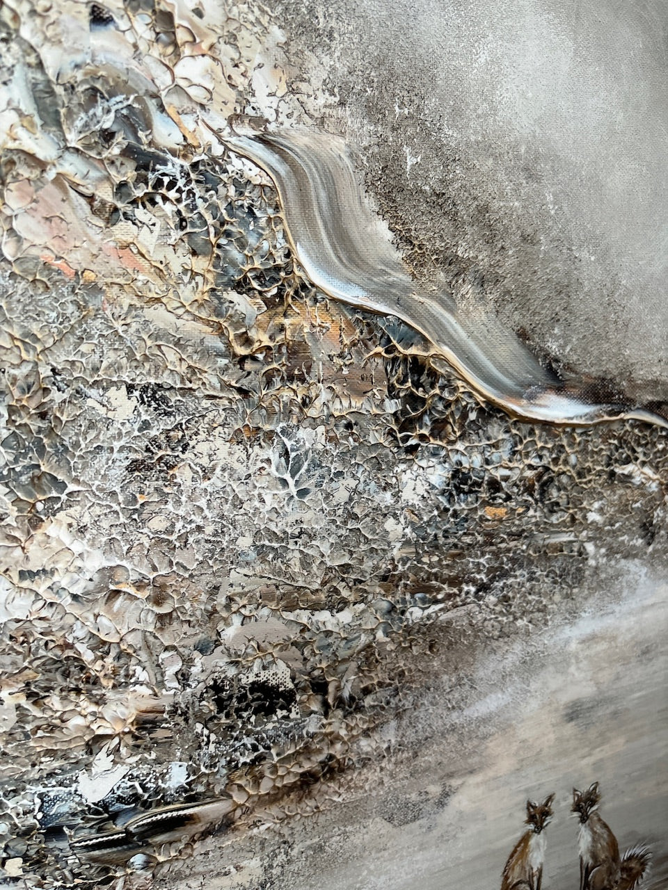 Adorable fox love Vertical Print