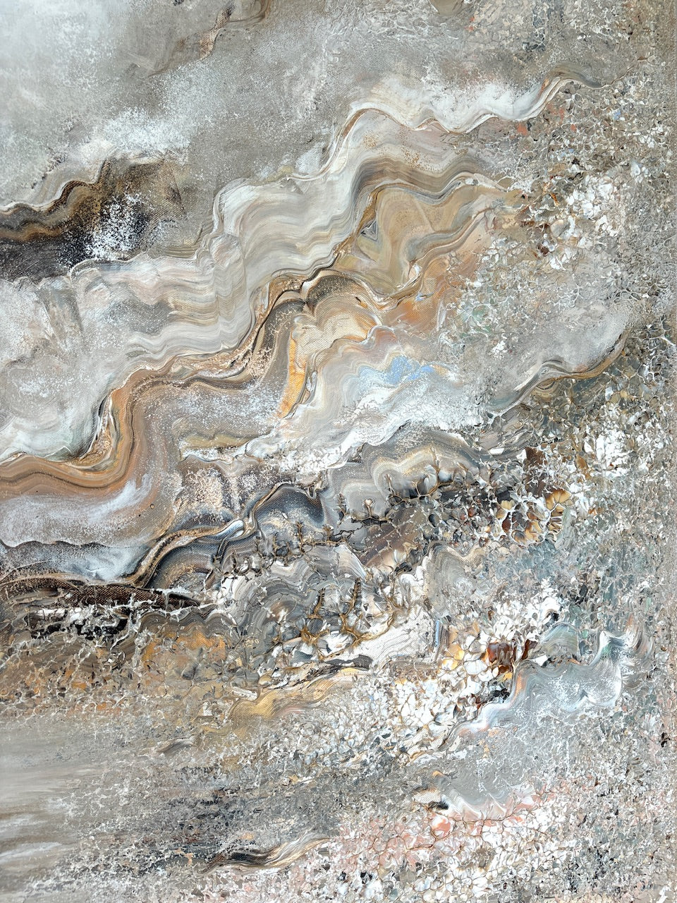 Beige Fox Serenity - Original Painting
