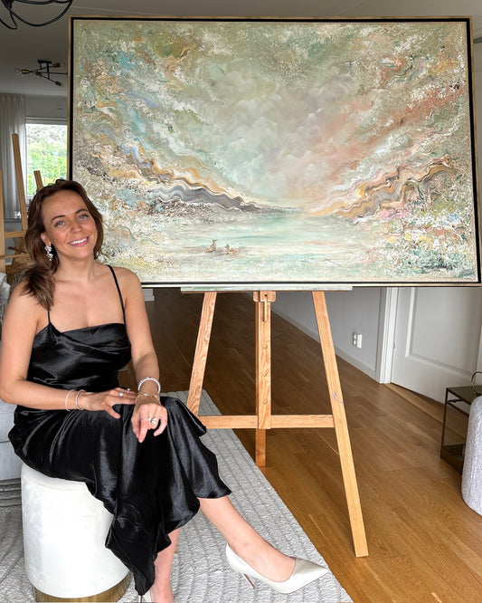 Peaceful Fox Love - Original Painting