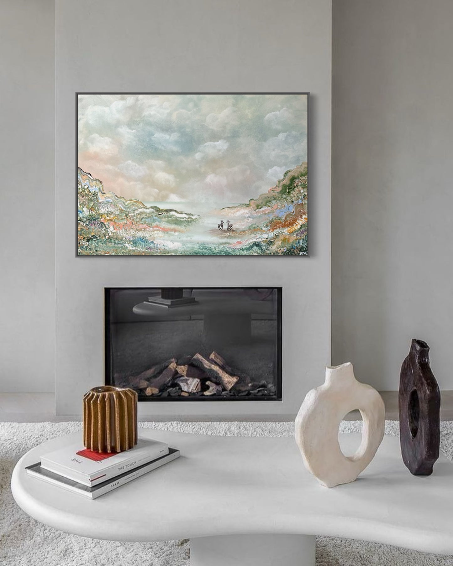 Deer landscape - Original Painting