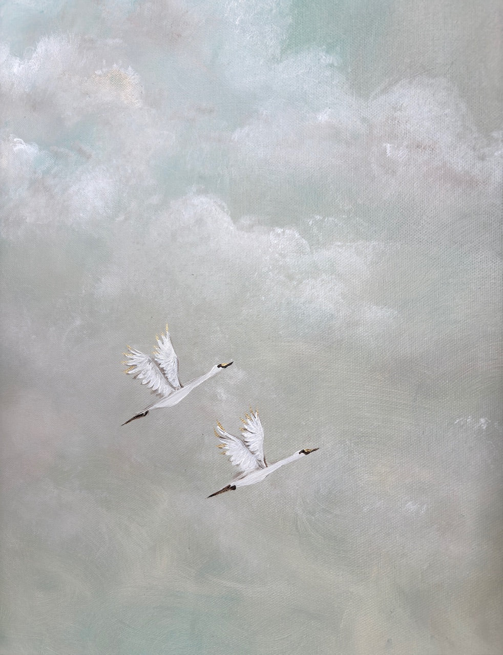 Heavenly clouds - Original Painting
