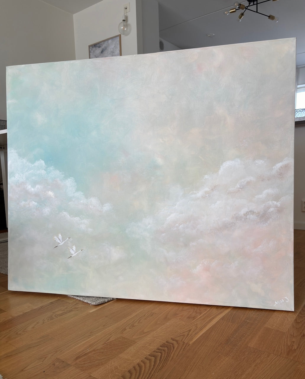 Heavenly clouds - Original Painting