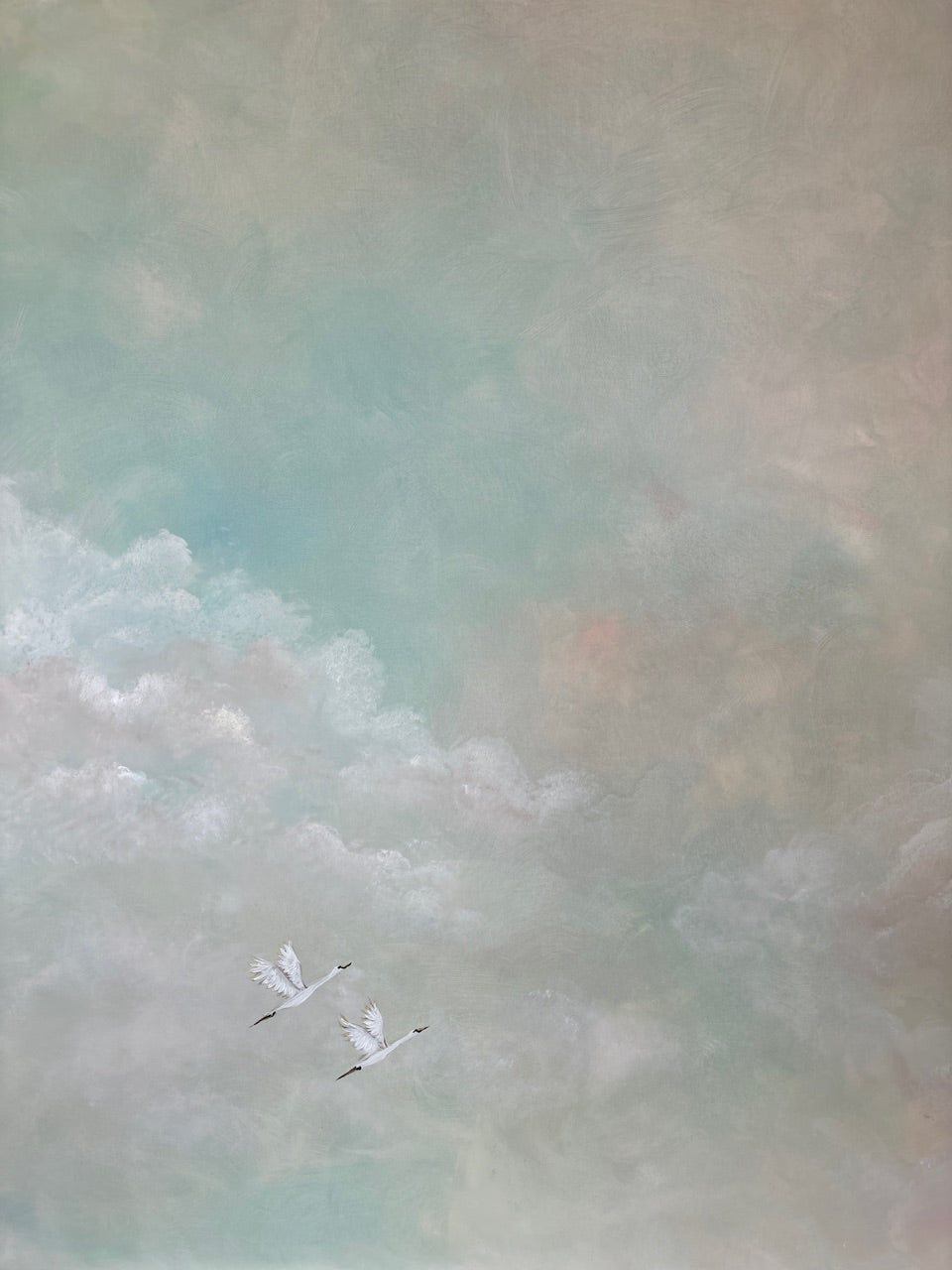 Heavenly clouds - Original Painting