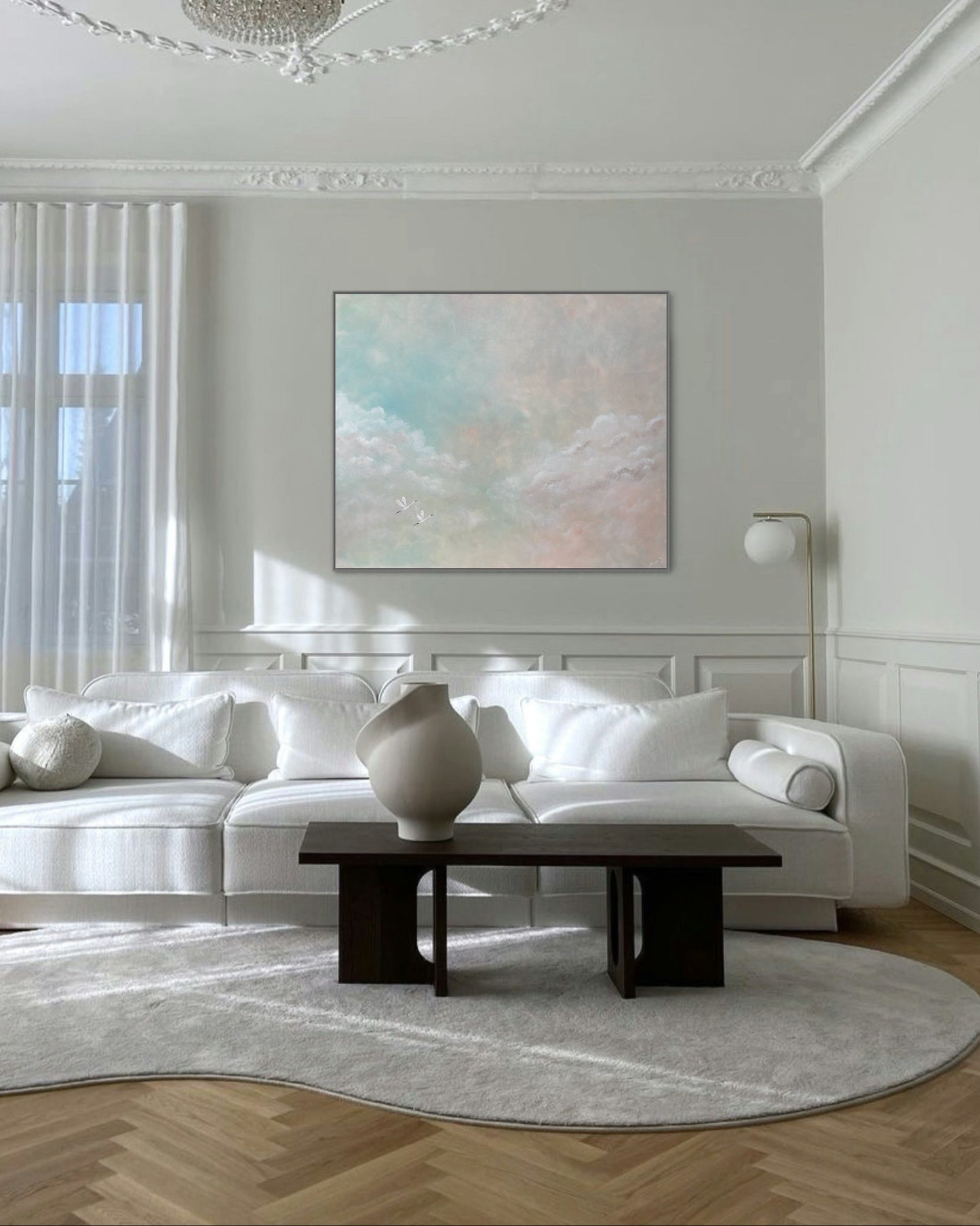 Heavenly clouds - Original Painting