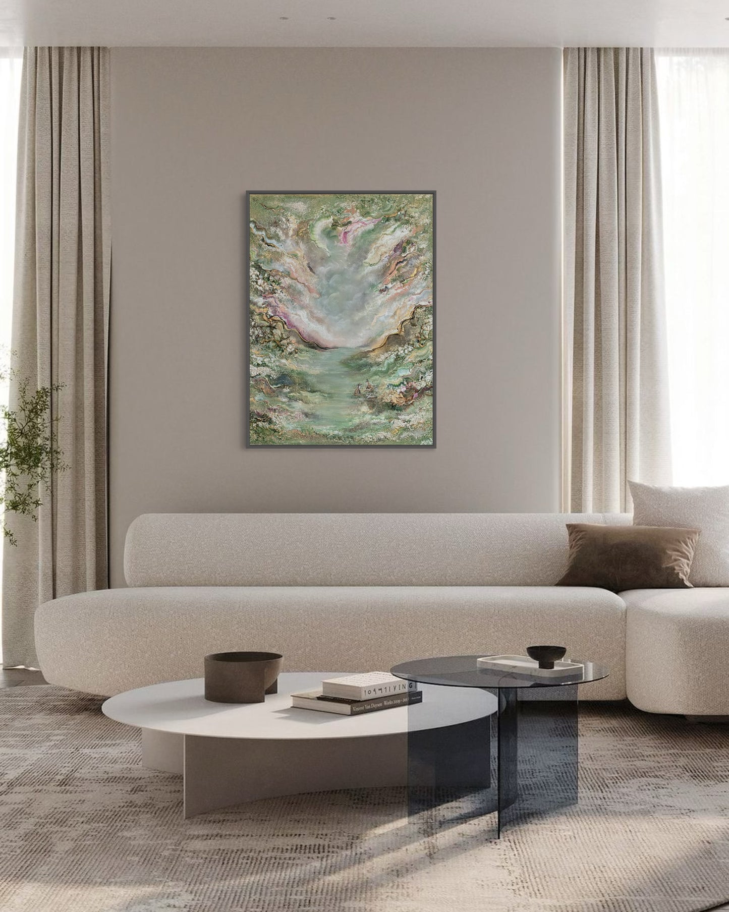 Forest Fox family - Original Painting