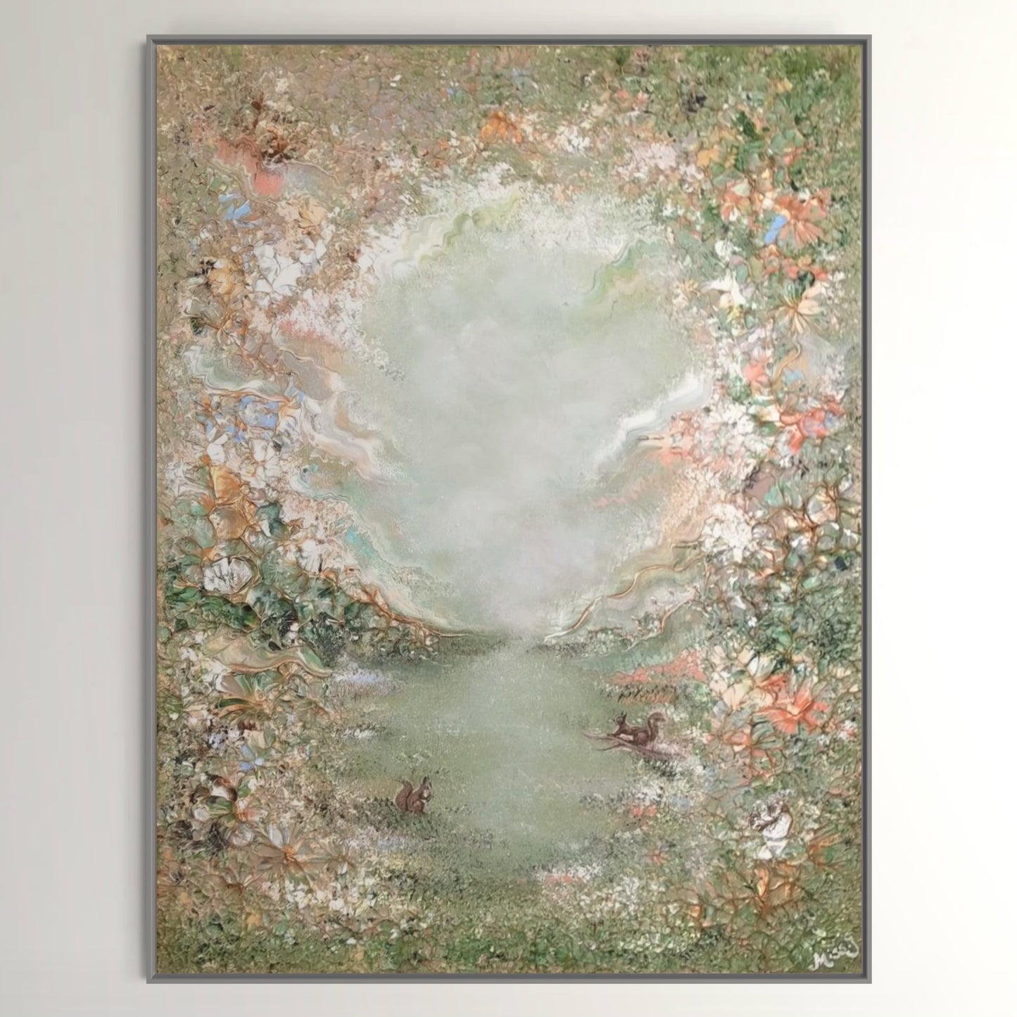 Squirrels dreamscape - Original Painting
