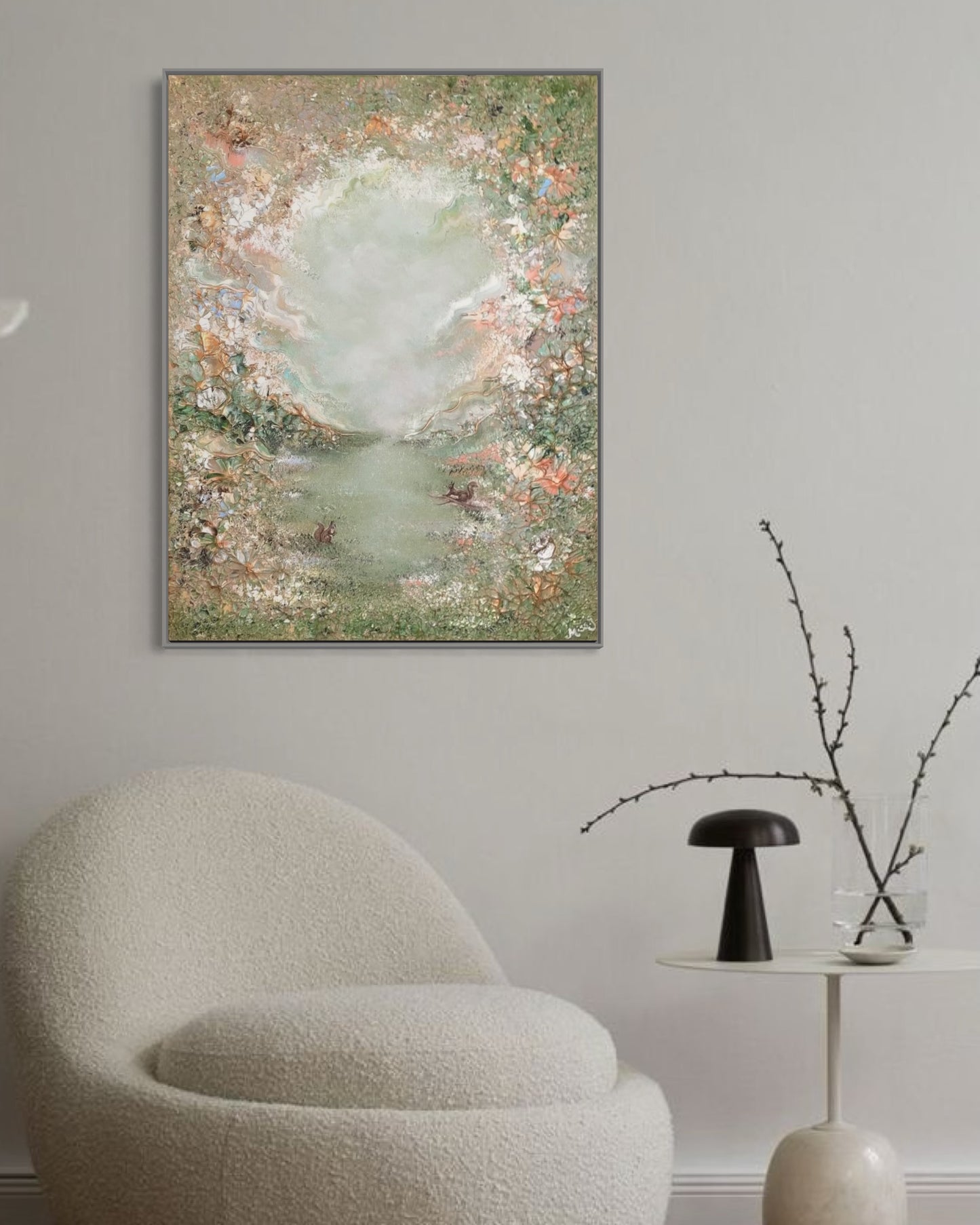 Squirrels dreamscape - Original Painting