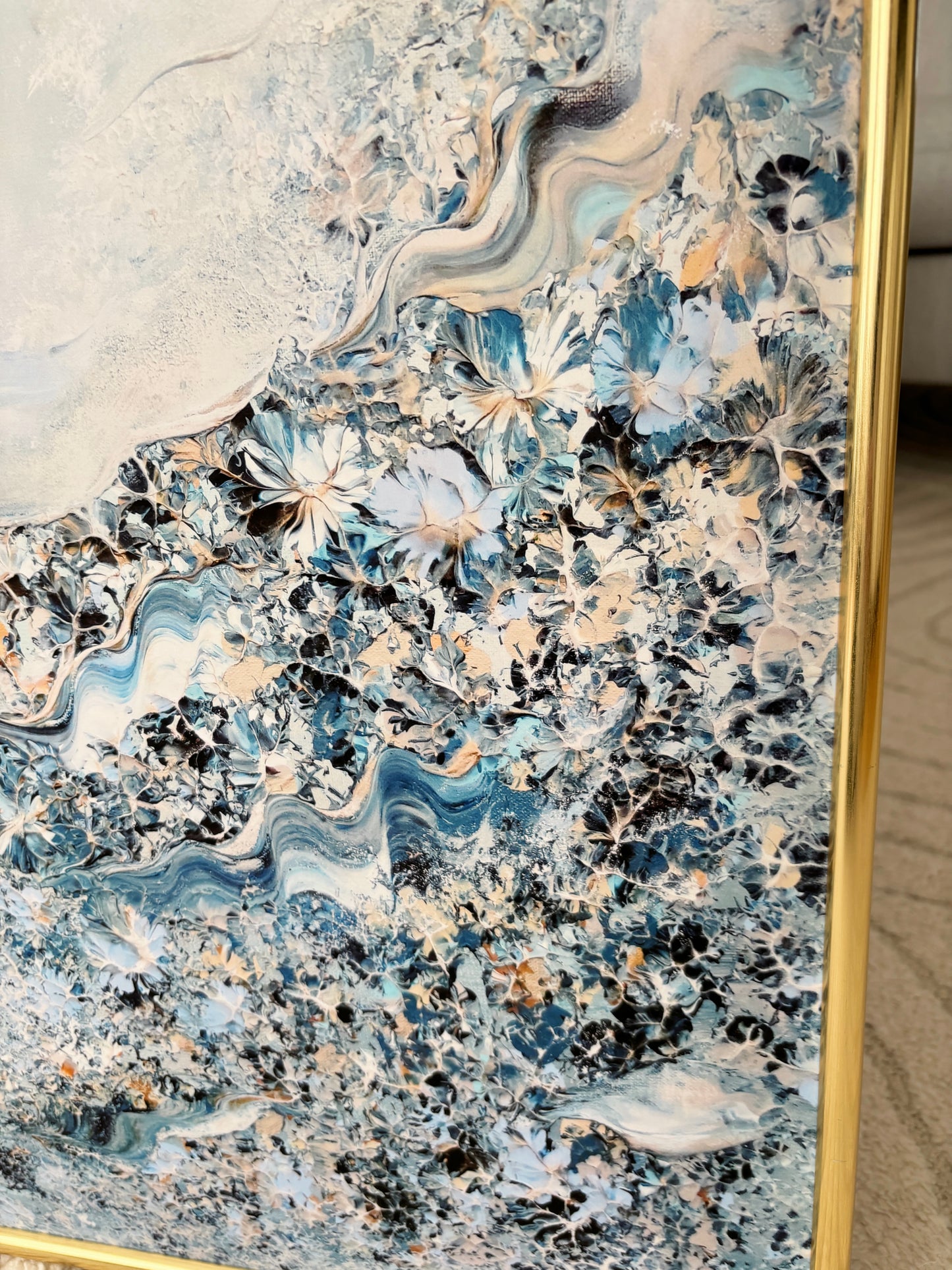 Blue swans Print