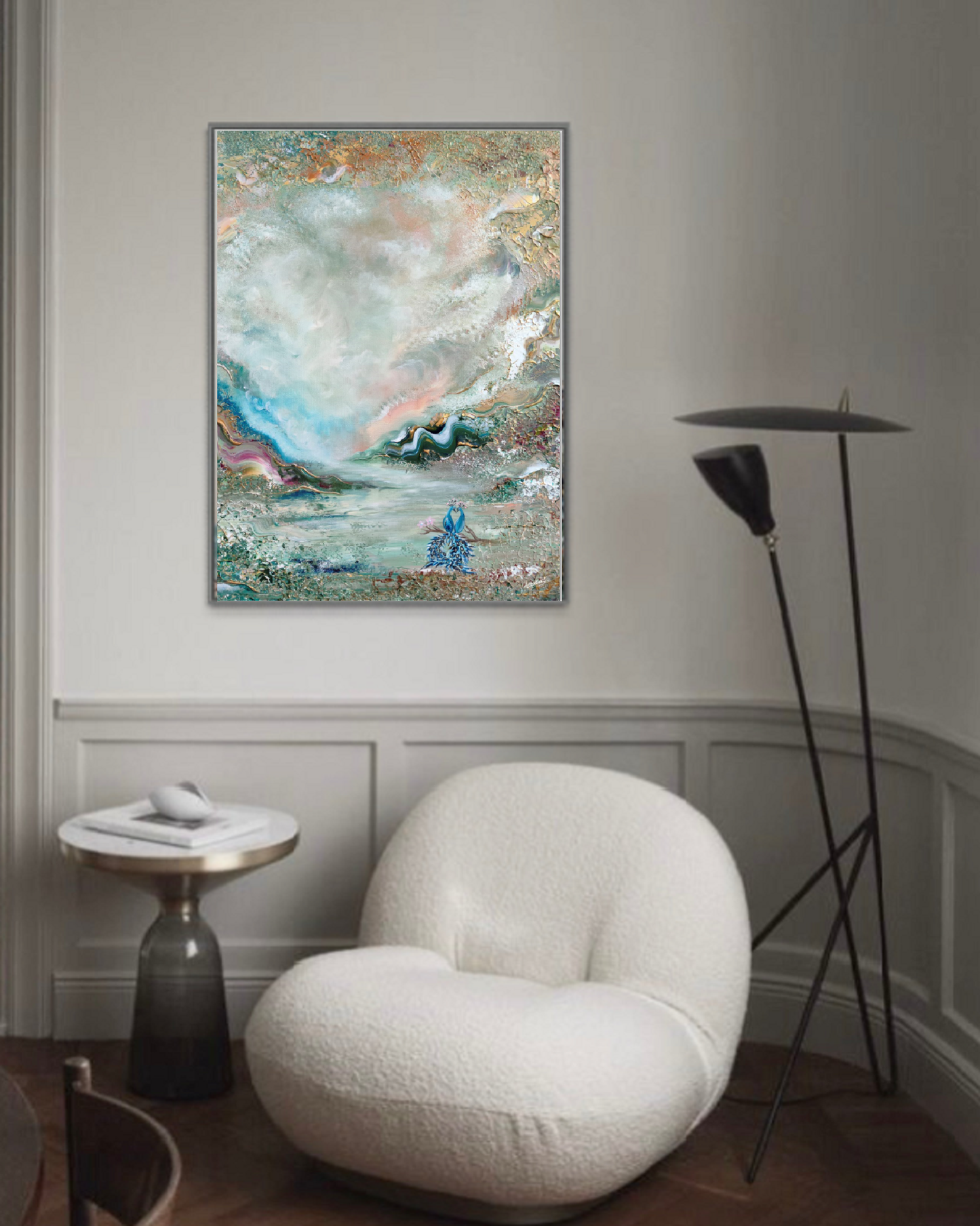 Peacock valley vertical Print