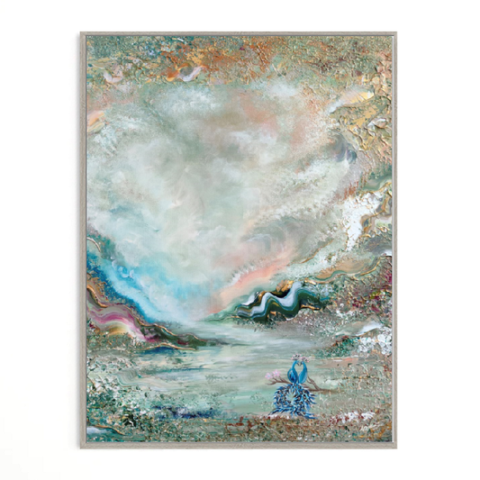 Peacock valley vertical Print