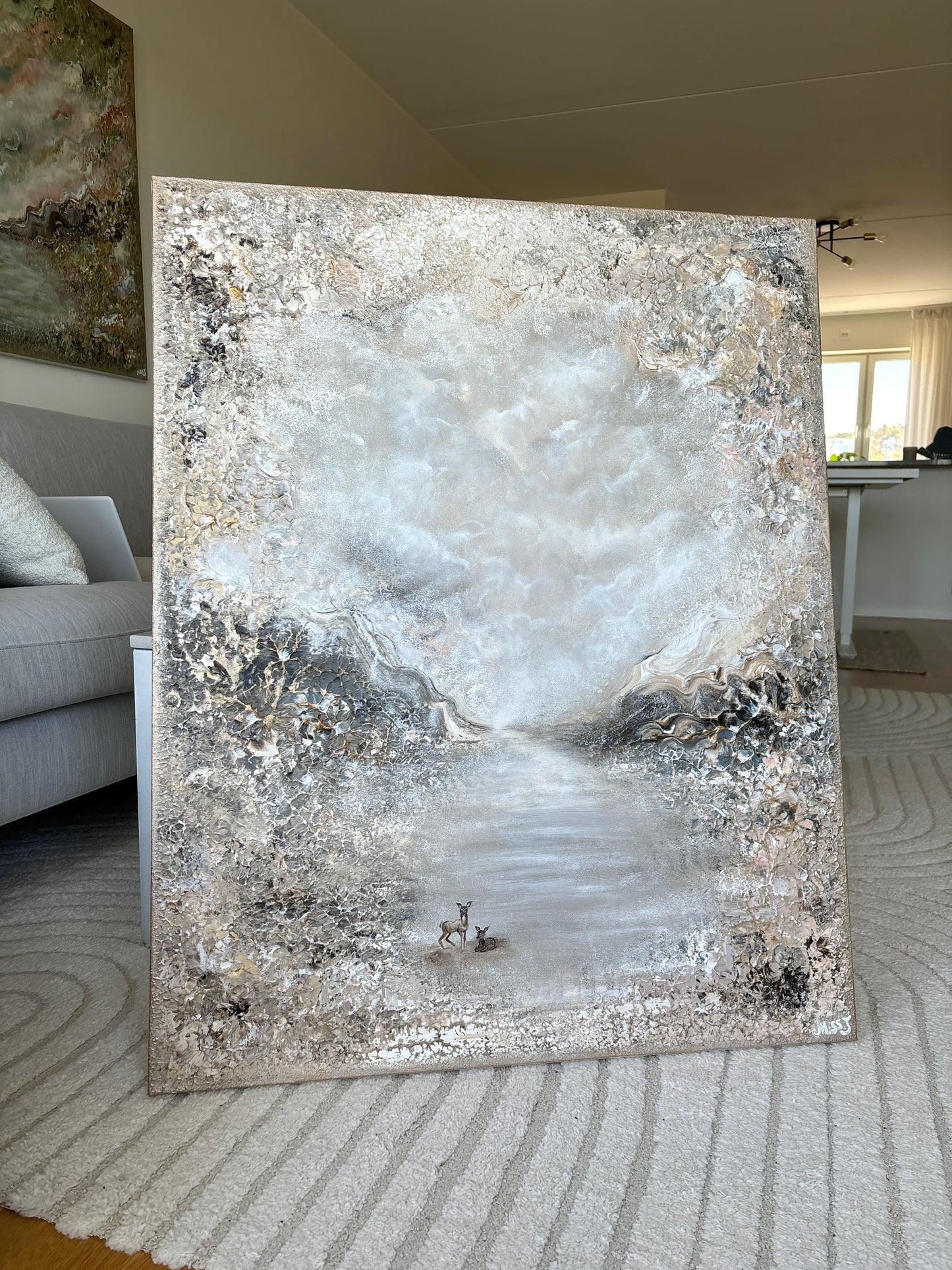 Deer Heaven Original Painting