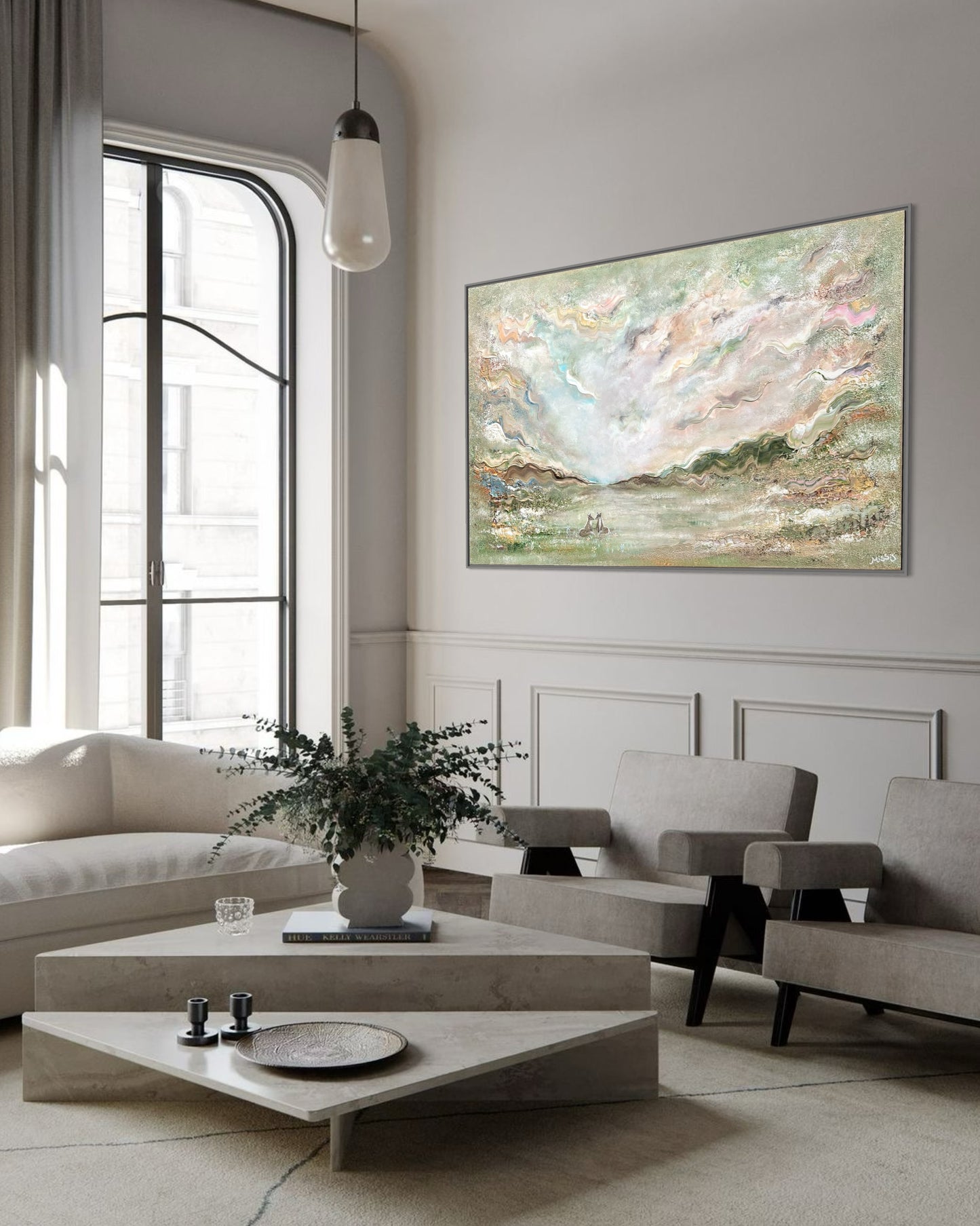 Foxes in love - Original Painting