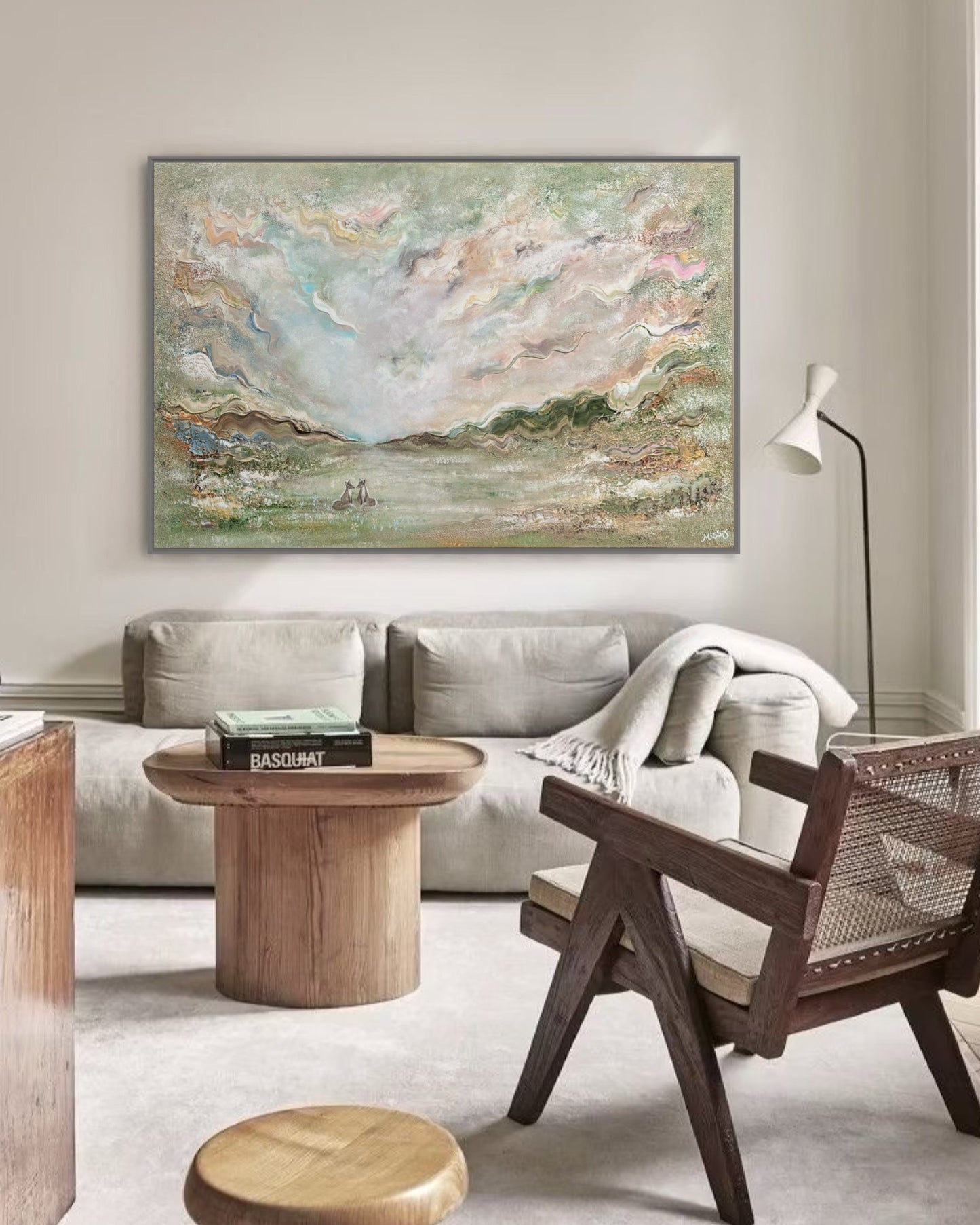 Foxes in love - Original Painting