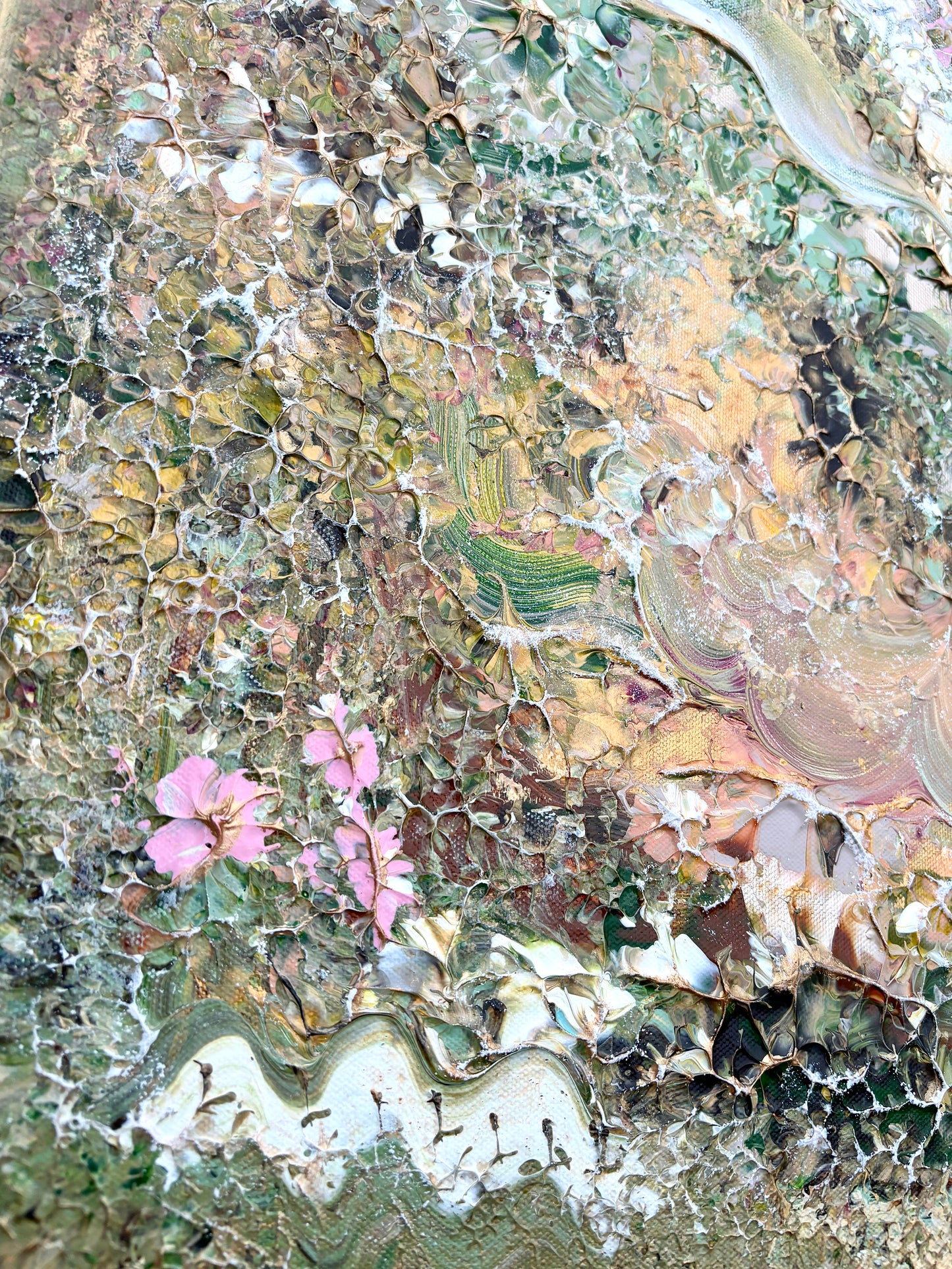 Family of swans dreamland - Original Painting