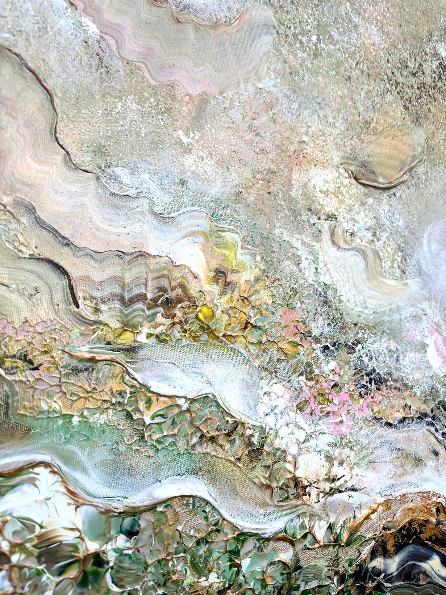 Family of swans dreamland - Original Painting