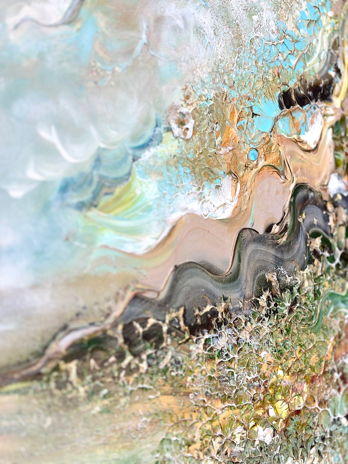 Family of swans dreamland - Original Painting