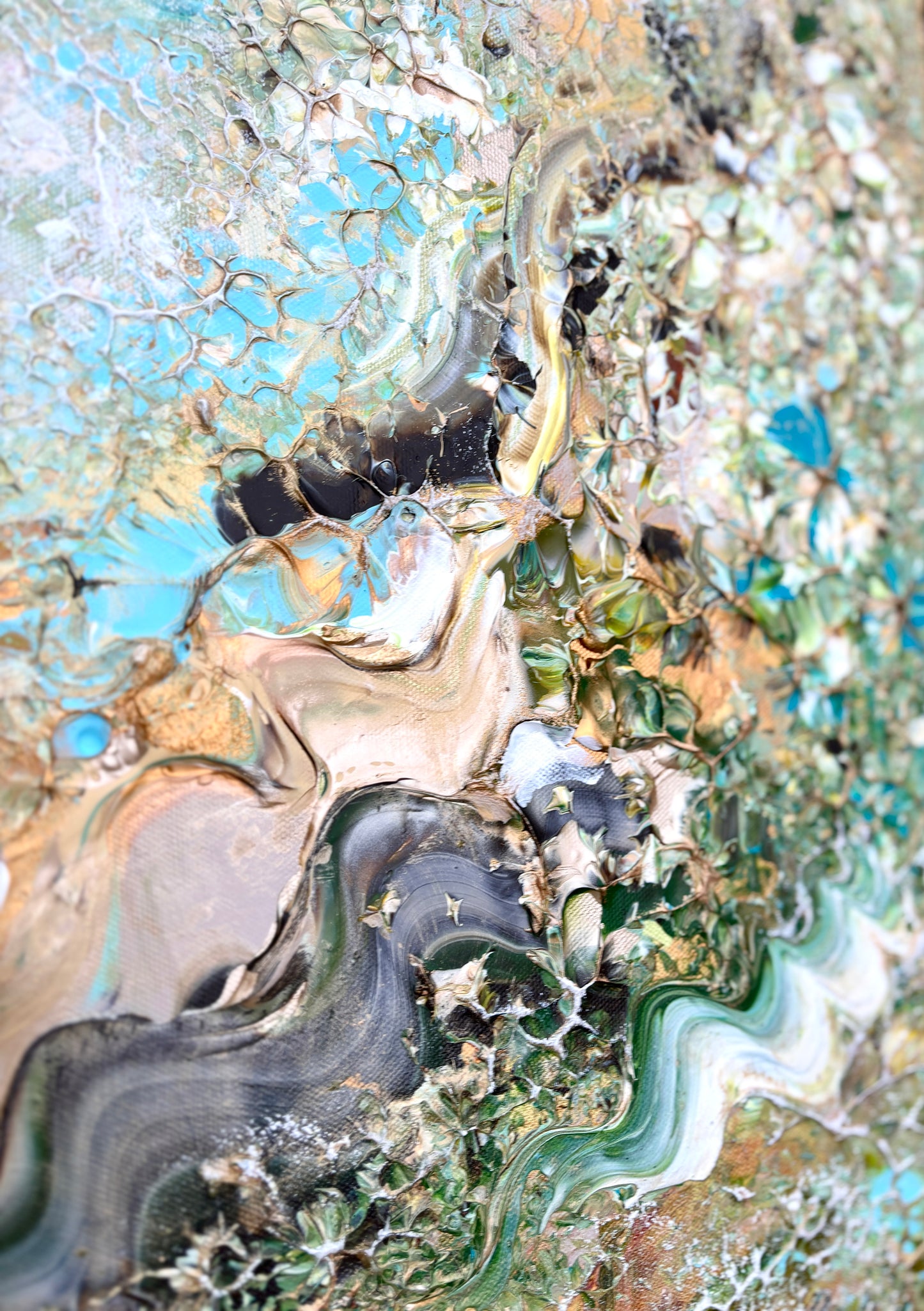 Family of swans dreamland - Original Painting
