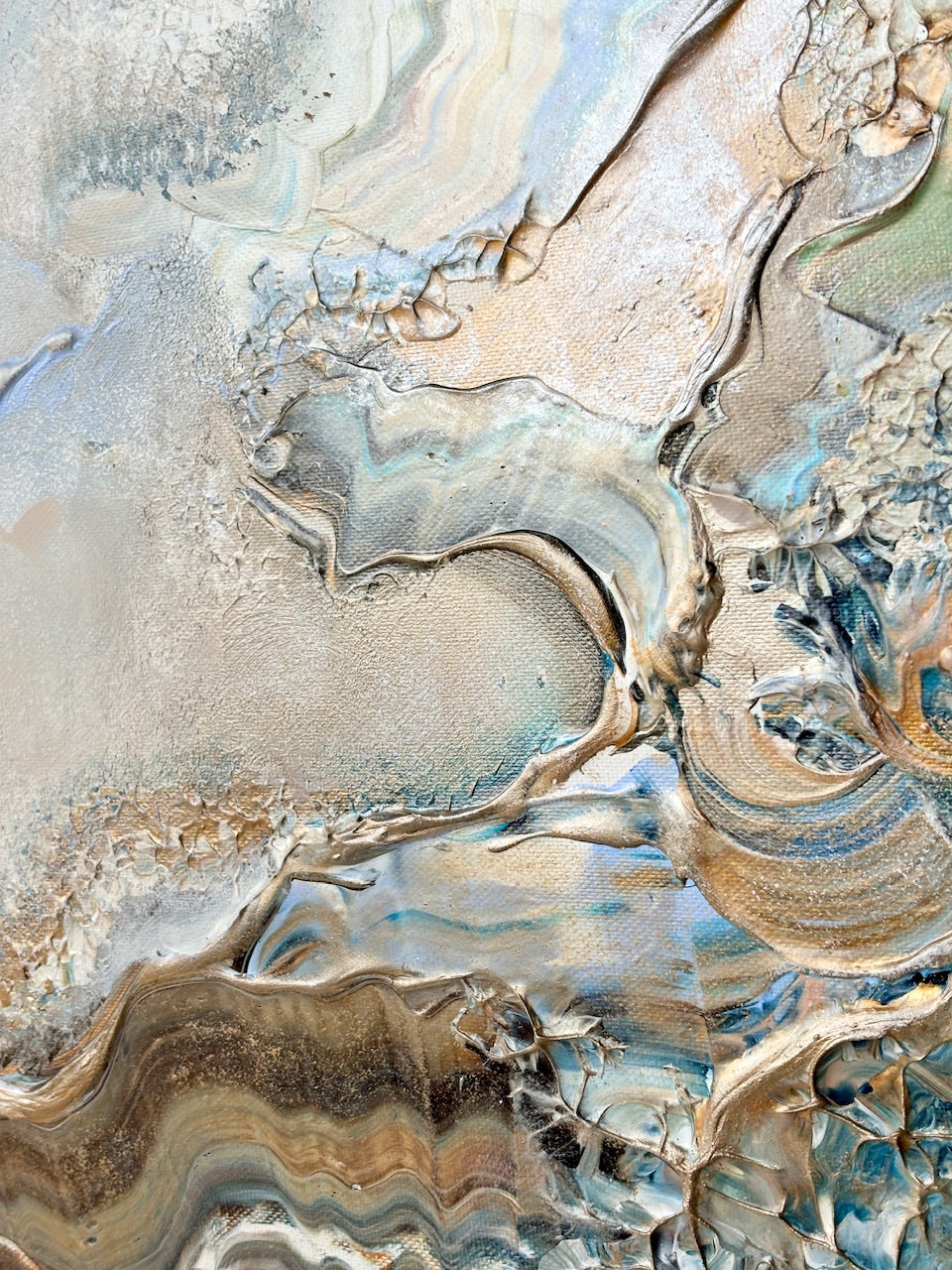 Swans dreamscape  - Original Painting