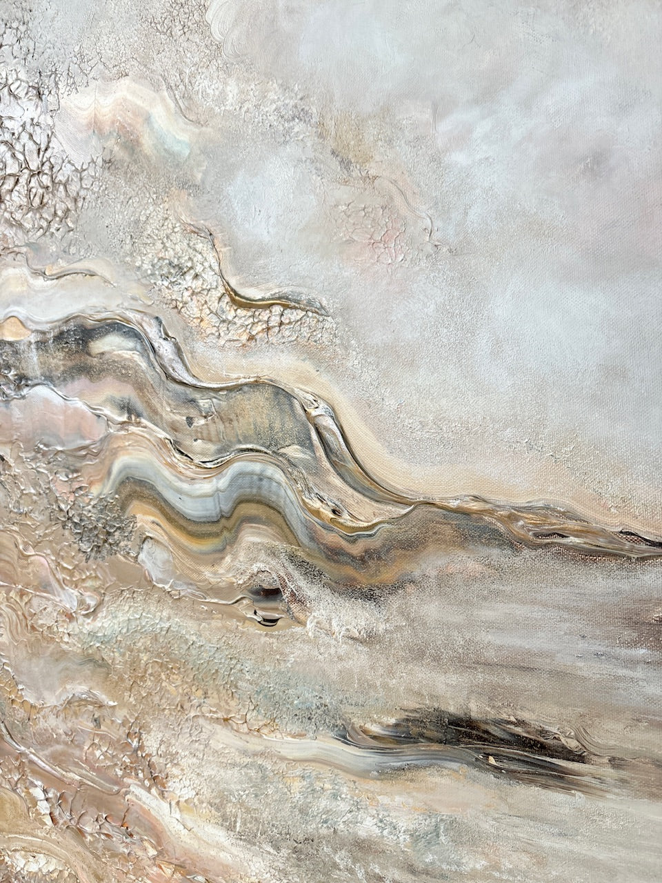 Swans dreamscape  - Original Painting