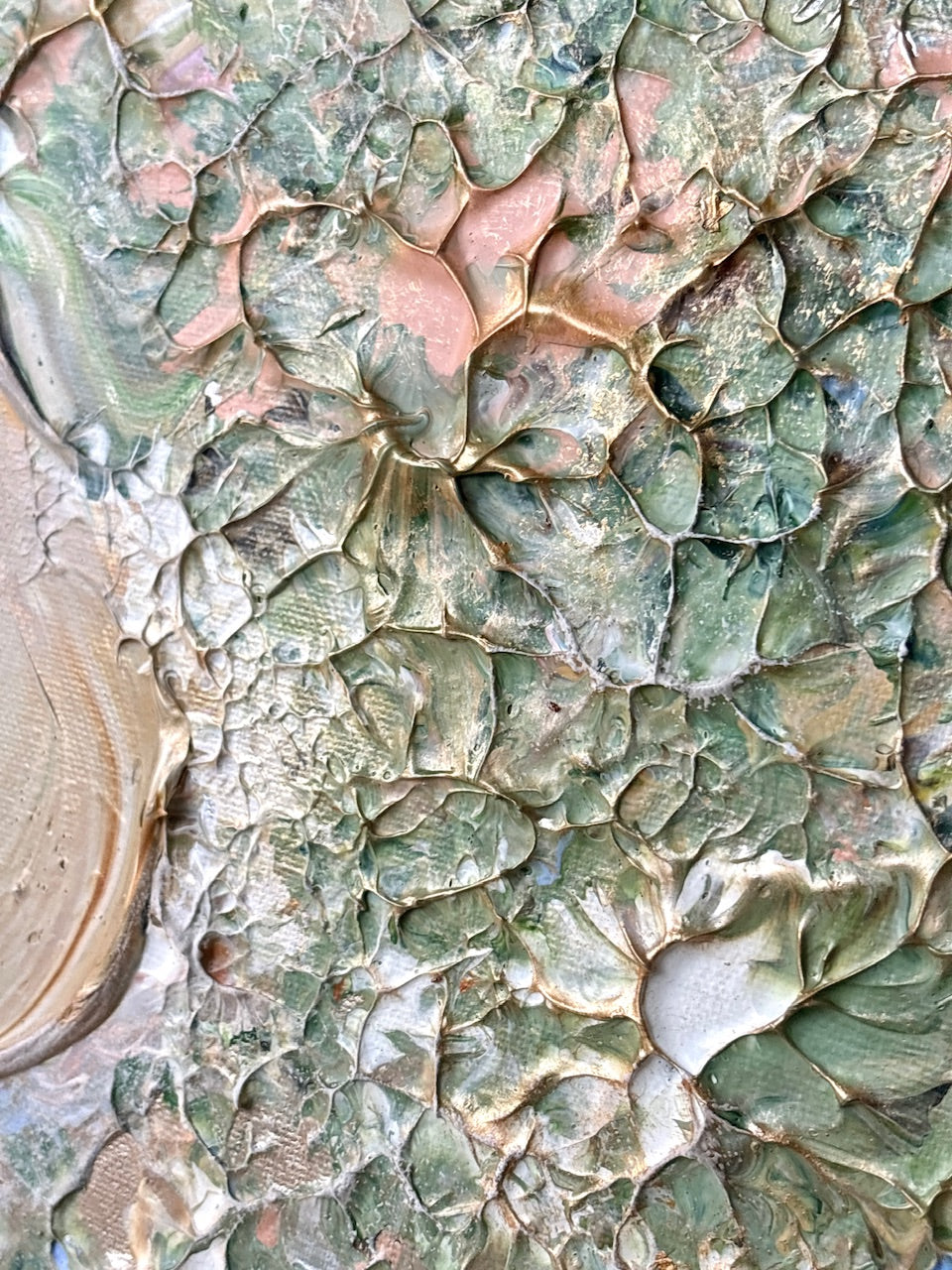 Green fox dreamscape  - Original Painting