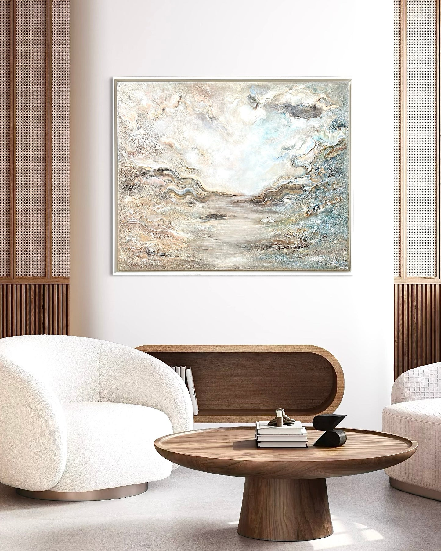 Swans dreamscape  - Original Painting