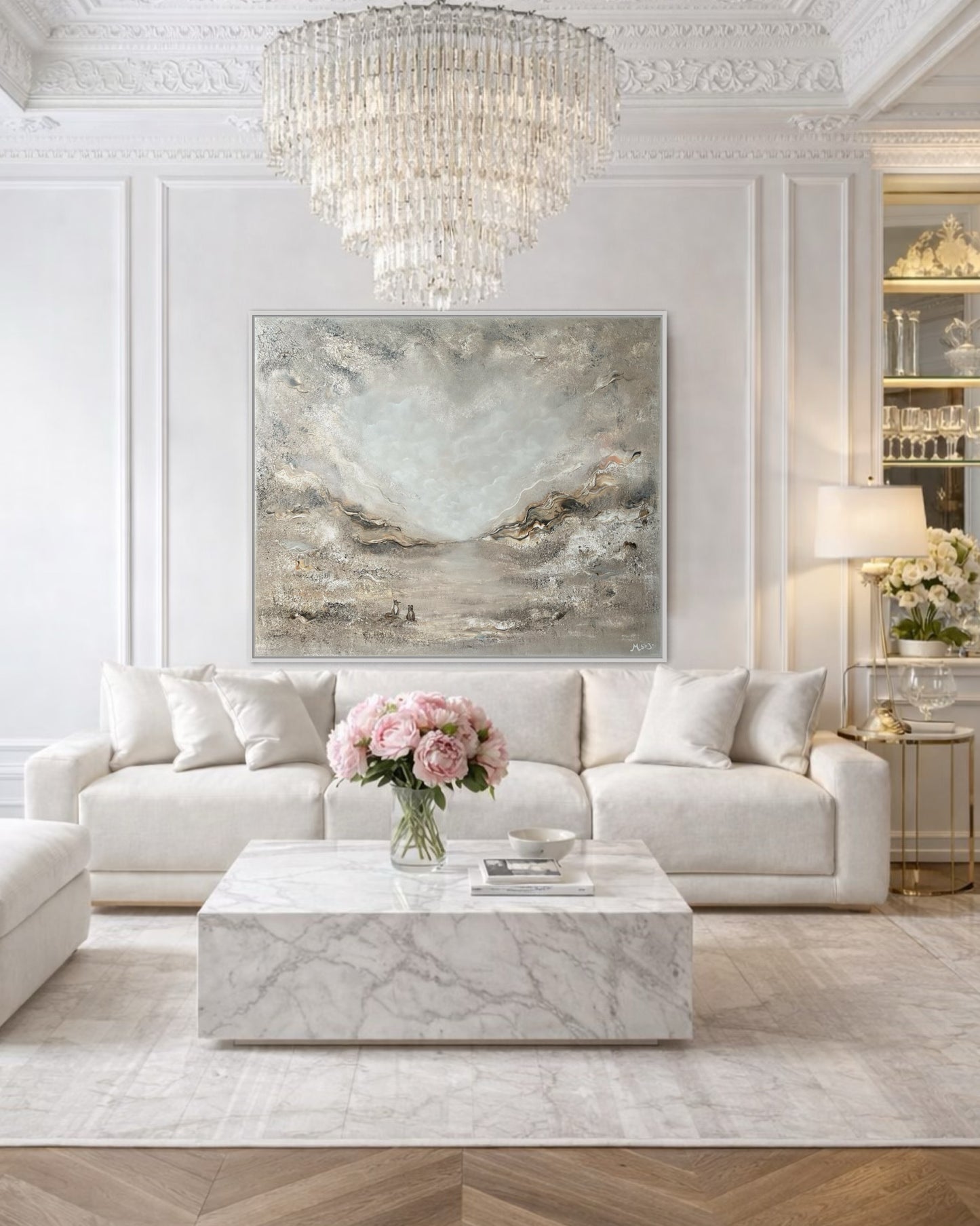 Fox and bear - Original Painting