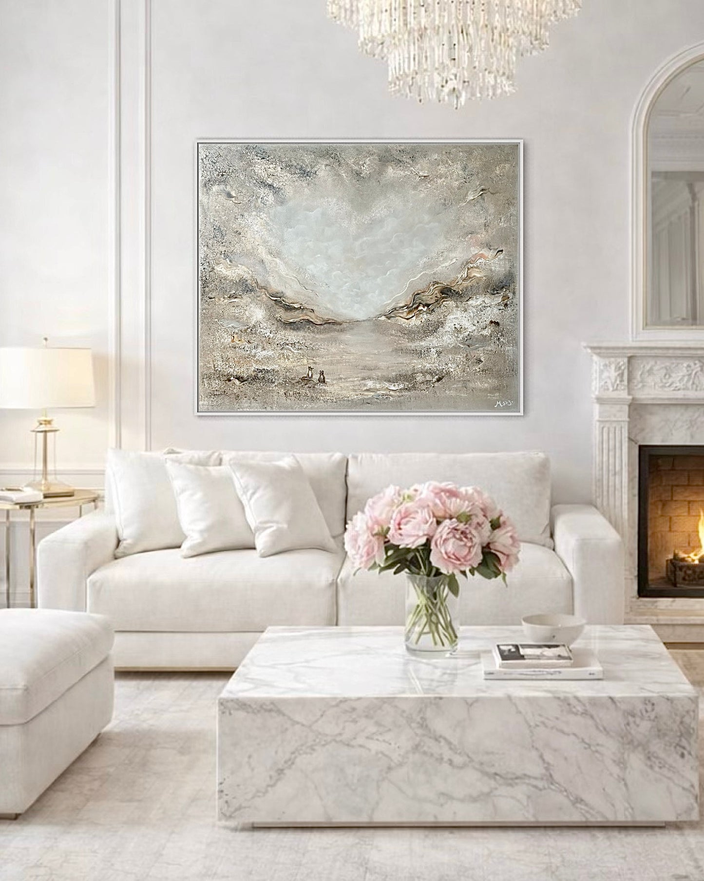 Fox and bear - Original Painting