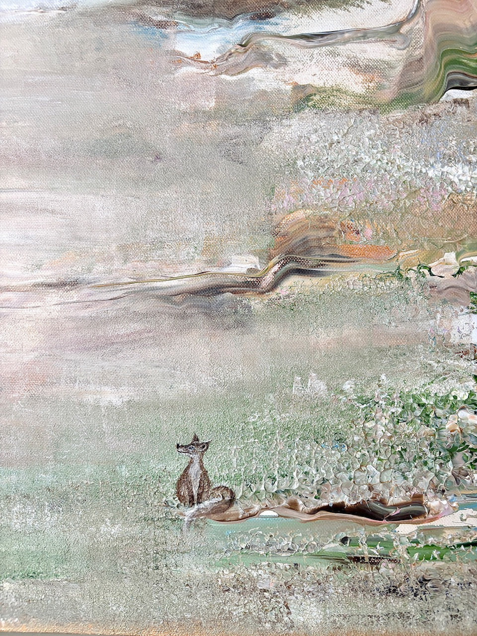 Green Fairytale Dreamland - Original Painting