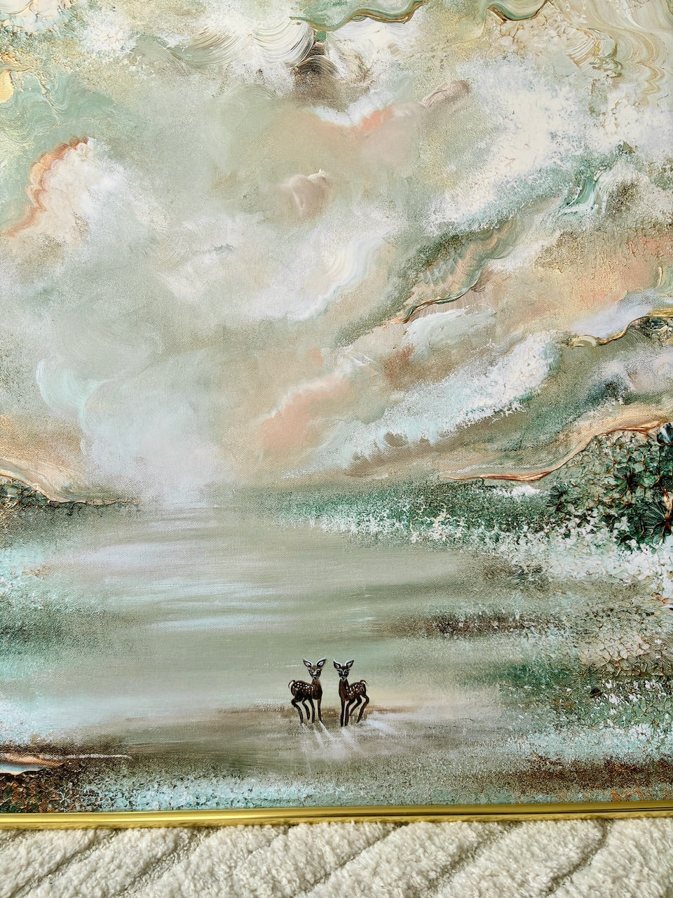 Green fields of love Print