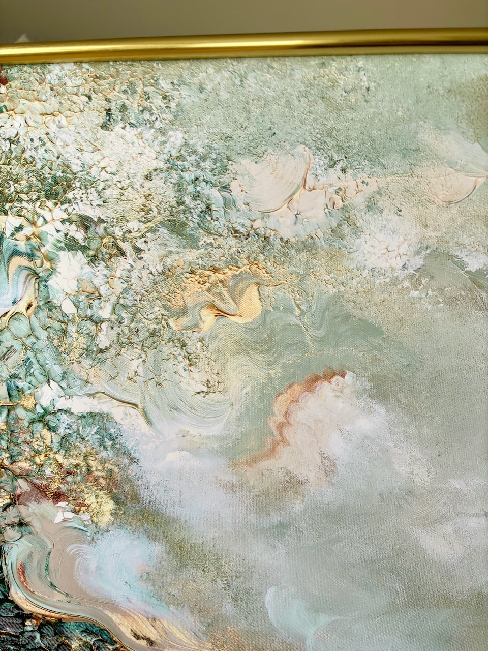Green fields of love Print