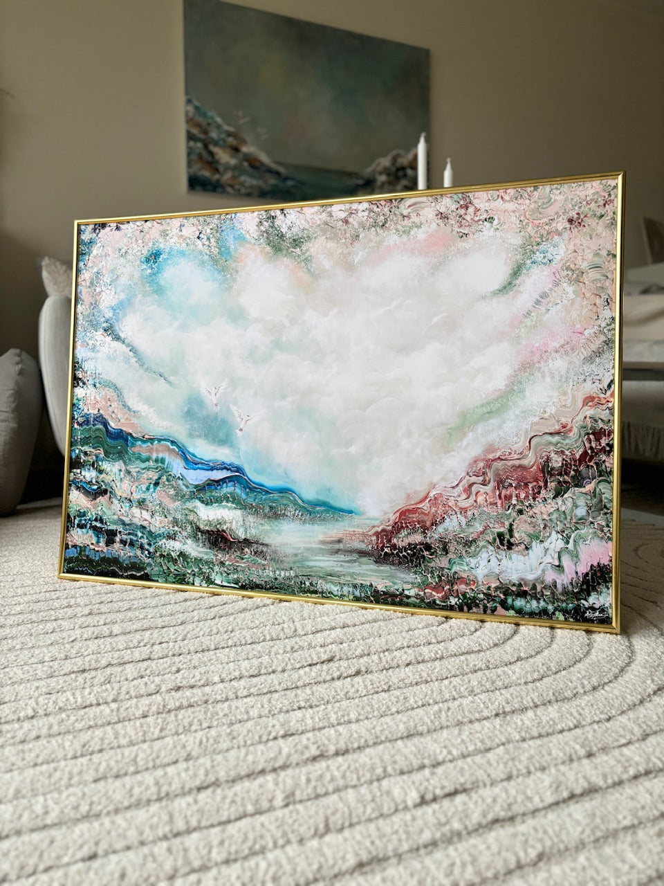 Flying doves Print